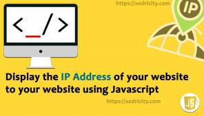 Easy Javascript Method To Display The IP Address of The User